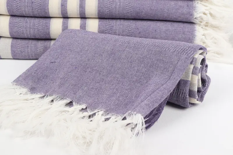 Best Wedding Gift, Custom Bath Towel, Sand-resistant towel, 68x40 Cotton Striped Towel, Handmade Gift, Mother Of The Groom Gift, Quick-dry peshtemal - 4