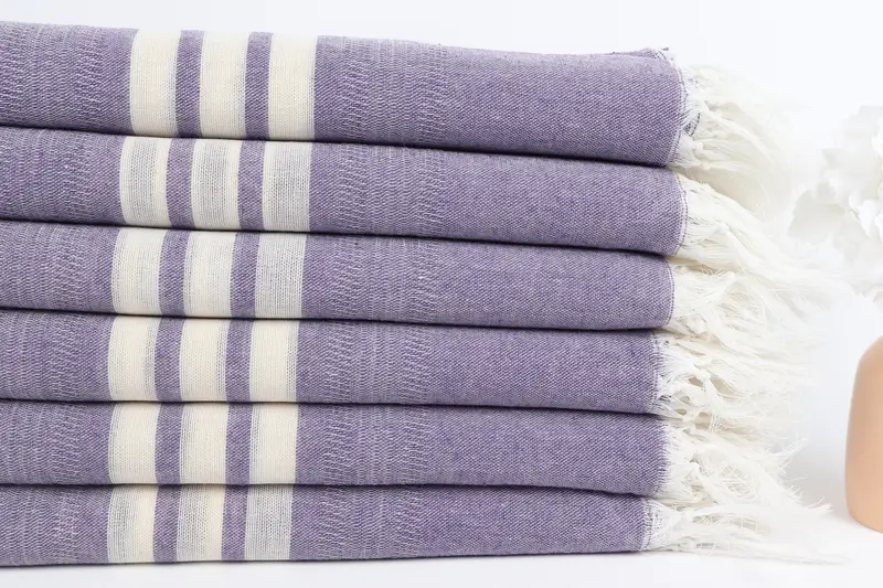 Best Wedding Gift, Custom Bath Towel, Sand-resistant towel, 68x40 Cotton Striped Towel, Handmade Gift, Mother Of The Groom Gift, Quick-dry peshtemal - 3