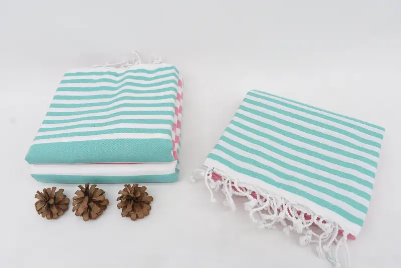 Beach Towel Bulk, Summer Towel, Bachelorette Party Gifts Bridesmaids, Handmade Gift, Personalized Gift For Him, 68x36 Cotton Striped Towel - 7