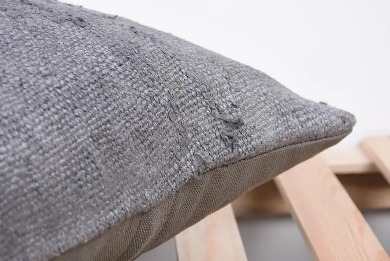 Vintage Pillow, 16x16 Gray Pillow Cover, Pillow, Vintage Kilim Pillow, Interior Designer Pillow, Kilim Pillow, Neutral Cushion Cover - 7