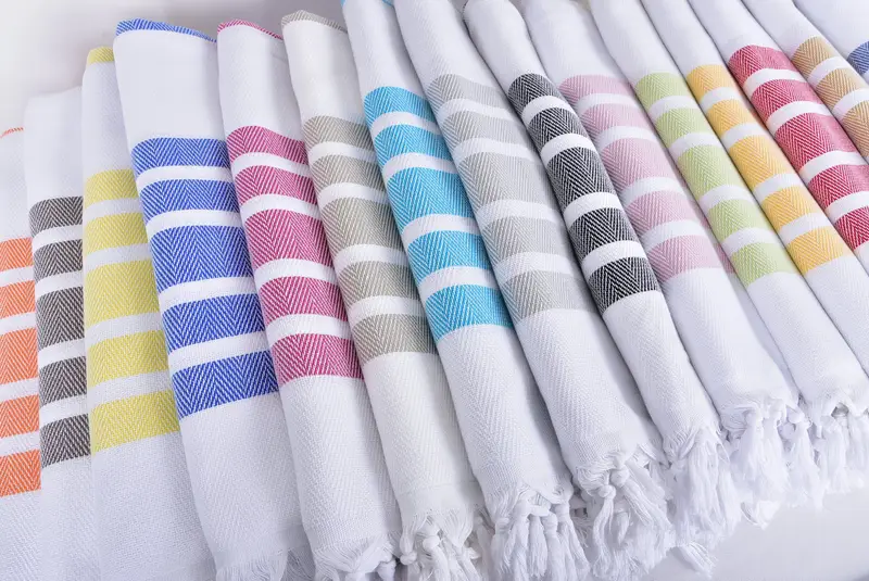 Bridal Shower Gift, Bachelorette Party Gifts, Grandma Gift, 70x40 Cotton Herringbone Towel, Turkish Beach Towel Personalized, Bridesmaid Gift Towel - 6