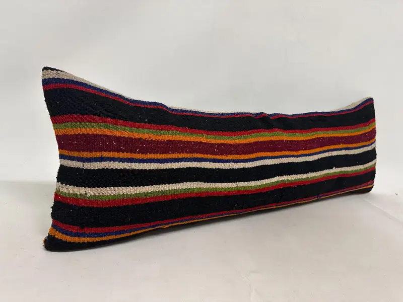 16x48 White Cushion Case, Pillow for Sofa, Turkish Kilim Pillow, Cushion Cover, Boho Pillow, Authentic Pillow Sham, Authentic Cushion - 3