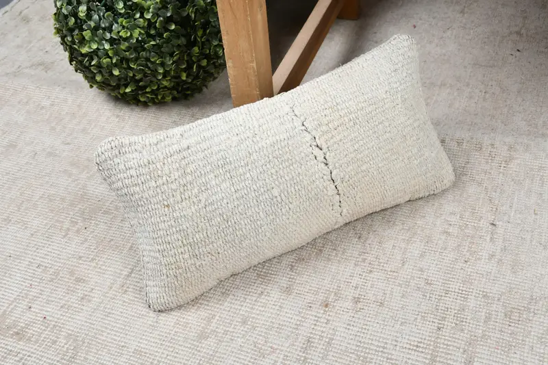 8x16 Beige Cushion, Turkish Pillow, Pillow Sham, Kilim Cushion Sham, Vintage Kilim Throw Pillow, Luxury Cushion Cover, Traditional Cushion Case - 7