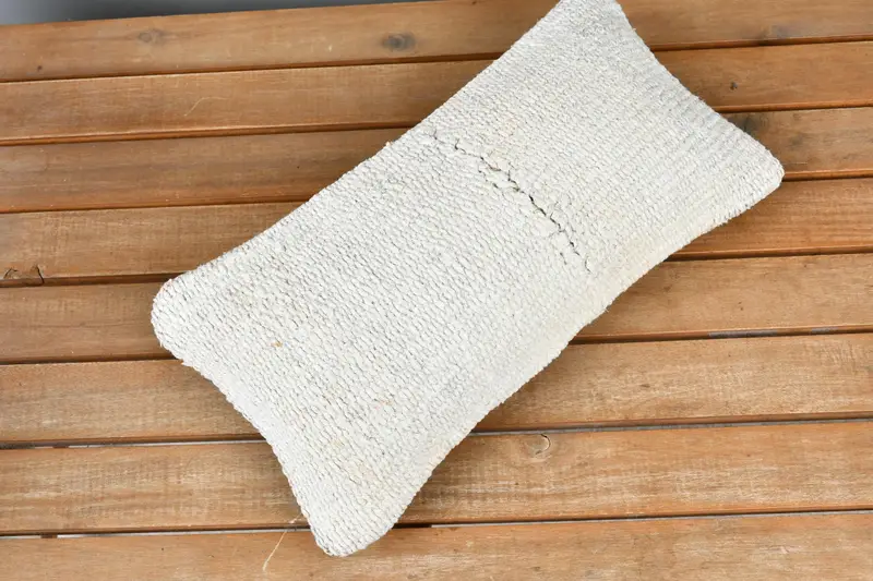 8x16 Beige Cushion, Turkish Pillow, Pillow Sham, Kilim Cushion Sham, Vintage Kilim Throw Pillow, Luxury Cushion Cover, Traditional Cushion Case - 2