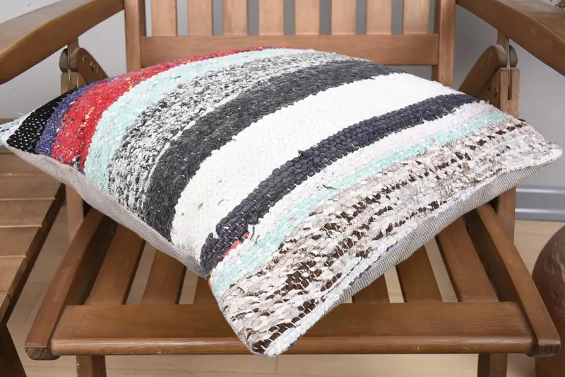 Cushion Case, Pattern Throw Pillow, Boho Pillow Sham Cover, Boho Pillow, Bohemian Cushion Pillow Sham, 18x18 Red Cushion Case, Antique Pillows - 4