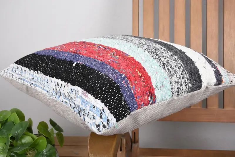Cushion Case, Pattern Throw Pillow, Boho Pillow Sham Cover, Boho Pillow, Bohemian Cushion Pillow Sham, 18x18 Red Cushion Case, Antique Pillows - 6