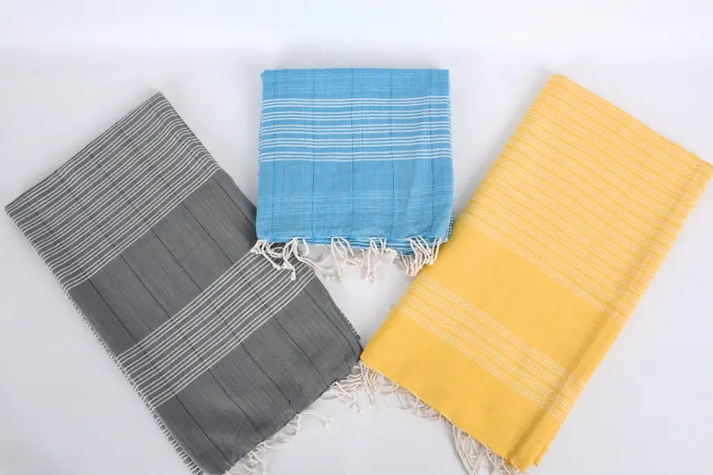 Gift Towel, Best Friend Gift, Beach Towel Bulk, 70x40 Cotton Striped Towel, Turkish towel bulk order for wedding gifts, Personalized Towel - 8