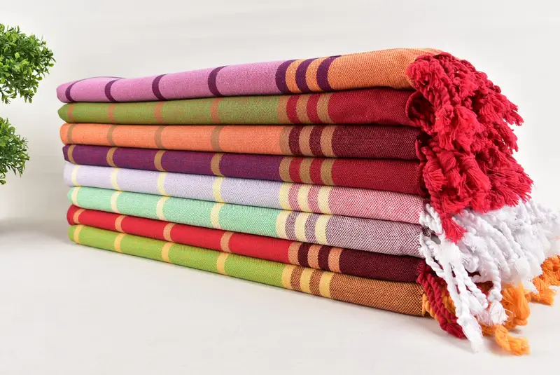 Personalized Towel, Turkish Towel USA, Handwoven Turkish Towel, 68x32 Cotton Striped Towel, Bachelor Towel, Bridesmaid Gifts, Bridal Party Gifts - 3