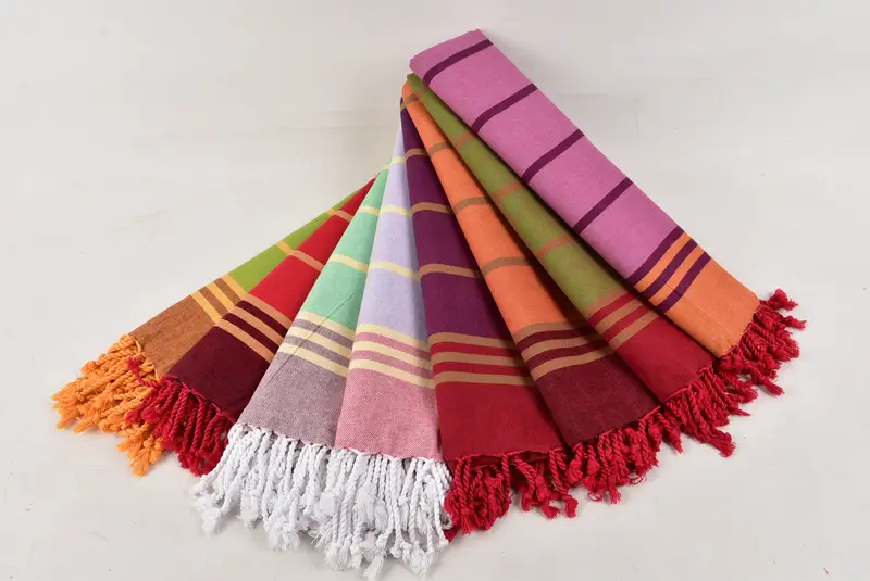 Personalized Towel, Turkish Towel USA, Handwoven Turkish Towel, 68x32 Cotton Striped Towel, Bachelor Towel, Bridesmaid Gifts, Bridal Party Gifts - 4