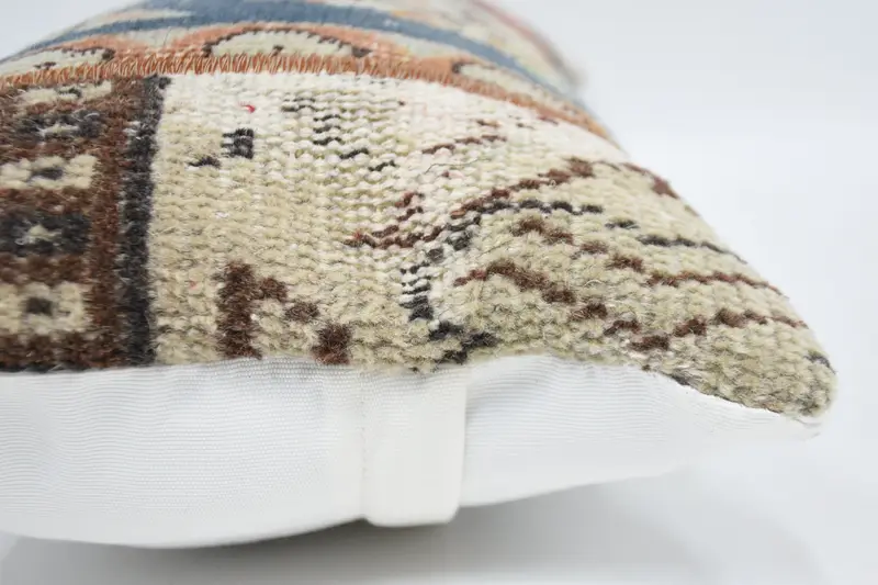 Pillow, Meditation Pillow Cover, Gift Pillow, 12x24 Red Pillow, Retro Pillow Cover, Vintage Kilim Throw Pillow, Vintage Kilim Pillow - 5