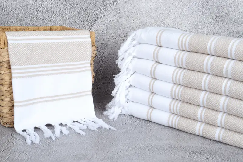 Engagement Gift, Turkish Towel Monogram, Monogram Kitchen Towel, 40x18 Cotton Diamond Towel, Bridal Shower Gift, Kitchen Towel, Monogram Hand Towel - 3