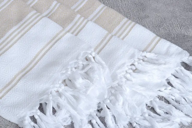 Engagement Gift, Turkish Towel Monogram, Monogram Kitchen Towel, 40x18 Cotton Diamond Towel, Bridal Shower Gift, Kitchen Towel, Monogram Hand Towel - 5
