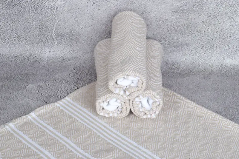 Engagement Gift, Turkish Towel Monogram, Monogram Kitchen Towel, 40x18 Cotton Diamond Towel, Bridal Shower Gift, Kitchen Towel, Monogram Hand Towel - 7