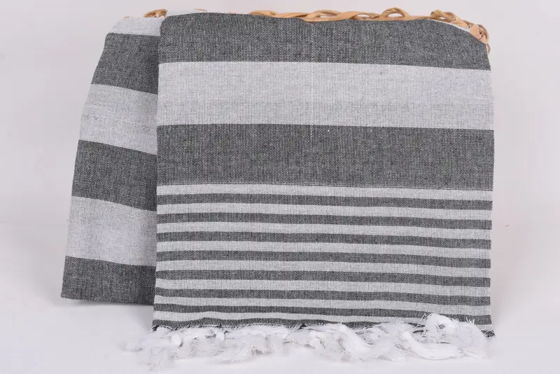 68x36 Cotton Striped Towel, Bachelorette Favor, Bridesmaid Gift, Peshtemal beach towel with unique design, Gym Towel, Sand-free towel, Travel towel - 5