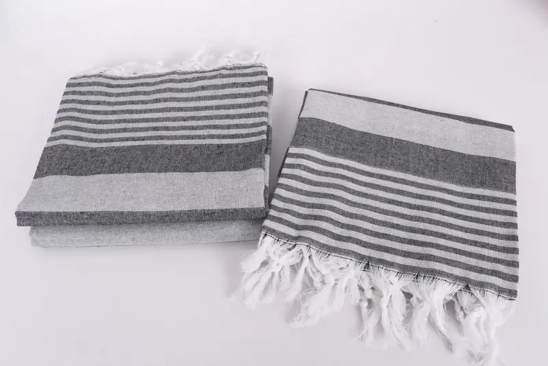 68x36 Cotton Striped Towel, Bachelorette Favor, Bridesmaid Gift, Peshtemal beach towel with unique design, Gym Towel, Sand-free towel, Travel towel - 7