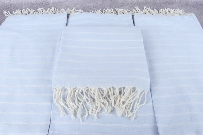 Travel Towel, Holiday Towel, 70x40 Cotton Striped Towel, Xmas Gifts, Organic Towel, Lightweight Turkish towel, Peshtemal Towel, Bridesmaid Gift - 4