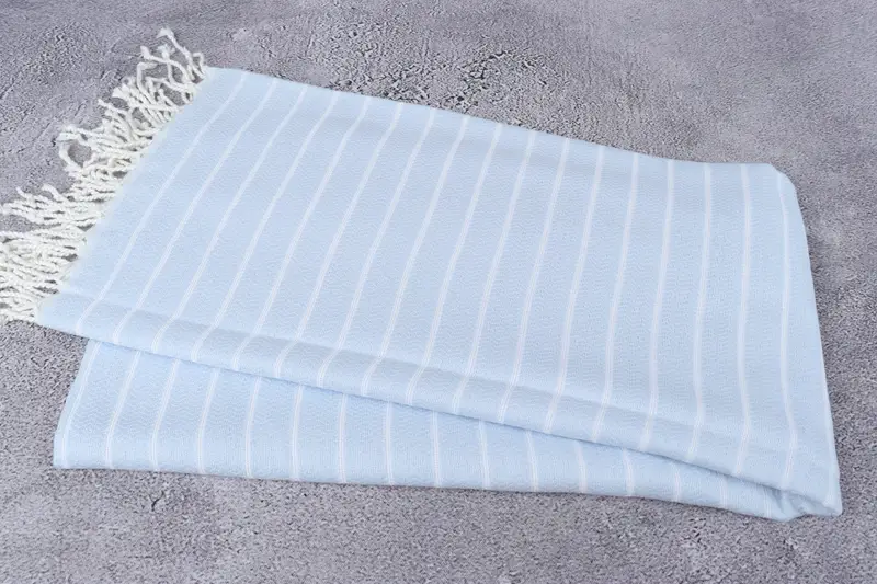 Travel Towel, Holiday Towel, 70x40 Cotton Striped Towel, Xmas Gifts, Organic Towel, Lightweight Turkish towel, Peshtemal Towel, Bridesmaid Gift - 6