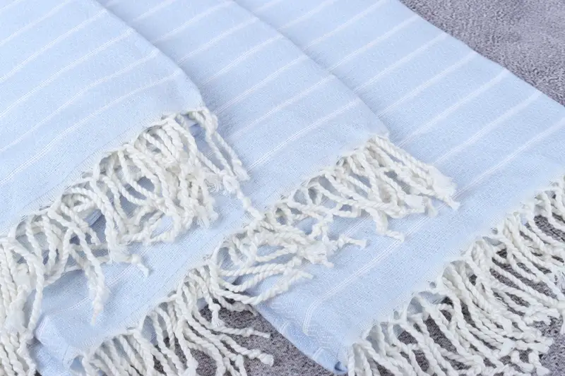 Travel Towel, Holiday Towel, 70x40 Cotton Striped Towel, Xmas Gifts, Organic Towel, Lightweight Turkish towel, Peshtemal Towel, Bridesmaid Gift - 5