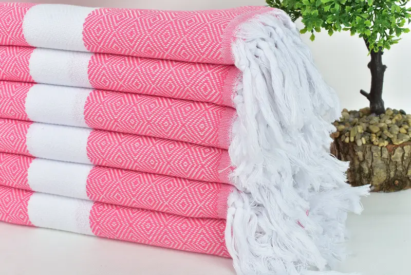 Custom Gift, Kids Beach Towel, 70x40 Cotton Diamond Towel, Christmas Favors, Bath towel, Monogram Turkish Towel, Personalized Turkish Beach Towel - 3