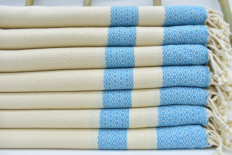 70x40 Cotton Geometric Towel, Kids Beach Towel, Boyfriend Christmas Gift, Beach Size Towel, Monogram Beach Towel, Bridesmaid Gift, Turkish Towel USA - 1