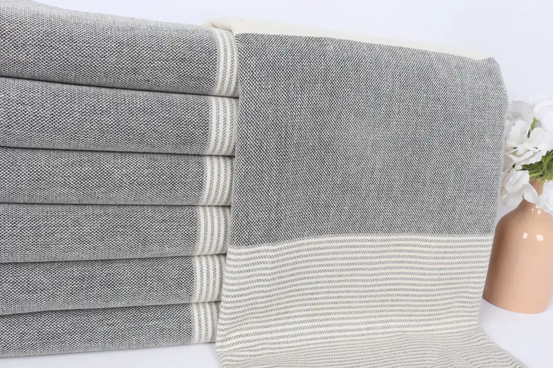 Thin towel, Bridesmaid Gift Towel, Lightweight Turkish towel for beach, Family Gift, Peshtemal Towel, Best Friend Wedding Gift, Beach Towel Bulk - 2