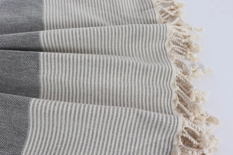 Thin towel, Bridesmaid Gift Towel, Lightweight Turkish towel for beach, Family Gift, Peshtemal Towel, Best Friend Wedding Gift, Beach Towel Bulk - 8