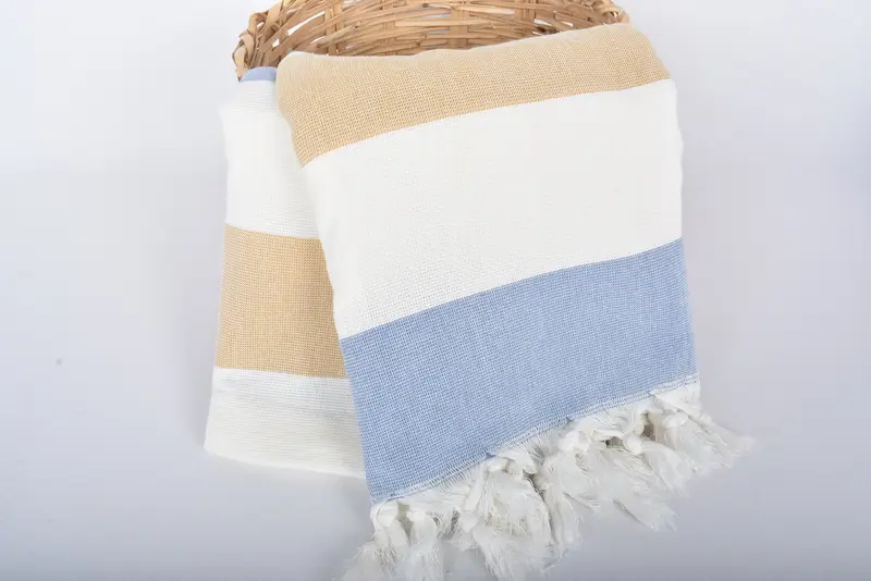 70x36 Cotton Striped Terry Towel, Merry Christmas Gifts, Sand-resistant towel, Miami Bachelorette Party Favors, Cotton towel, Quick-Dry Beach Towel - 5