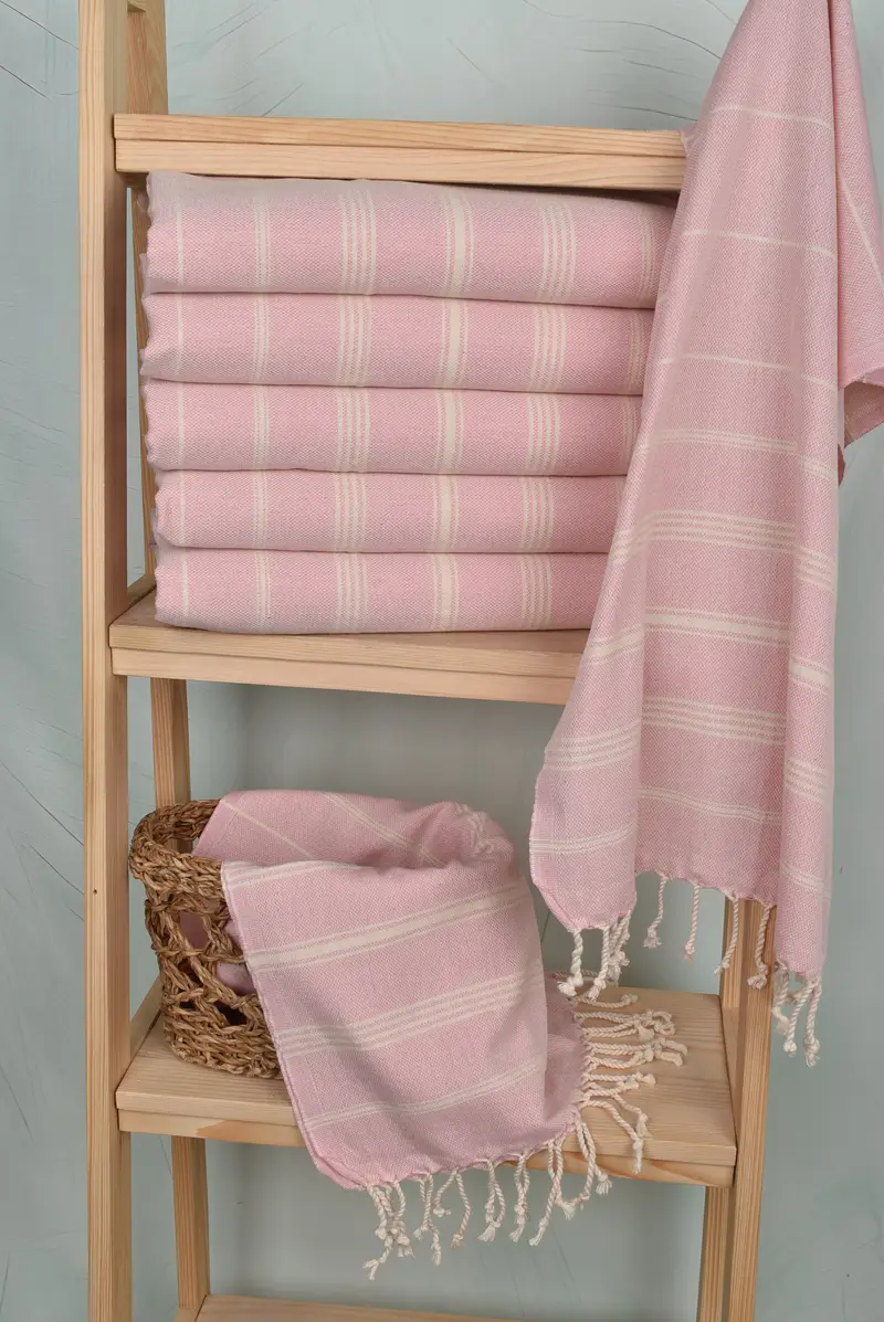 Bulk Order Towel, Bathroom Hand Towel, Bridal Shower Gift, Personalized Dish Towel, 38x24 Cotton Striped Towel, Wedding Gift, Personalized Gift - 3