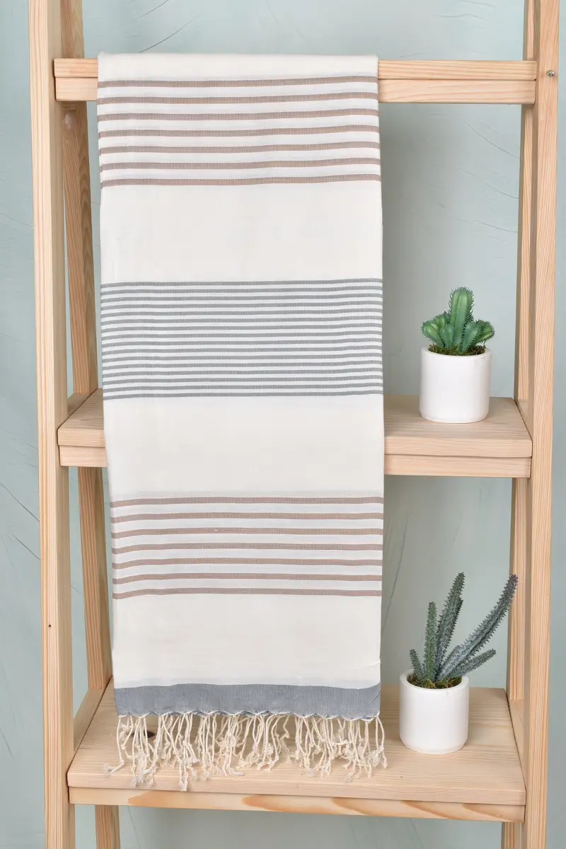 Lightweight towel, 70x40 Cotton Striped Towel, Bachelorette Favors Beach, Bridal Party Gifts, Spa Gift Towel, Turkish hand towel, Turkish Towel USA - 8