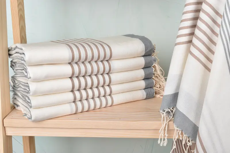Lightweight towel, 70x40 Cotton Striped Towel, Bachelorette Favors Beach, Bridal Party Gifts, Spa Gift Towel, Turkish hand towel, Turkish Towel USA - 1