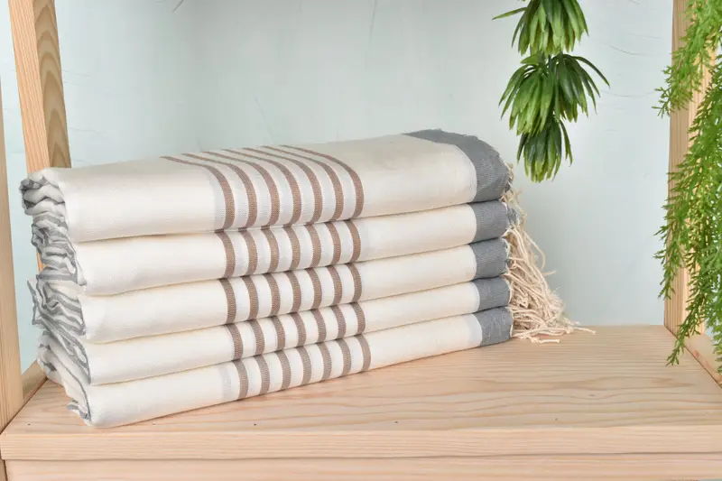 Lightweight towel, 70x40 Cotton Striped Towel, Bachelorette Favors Beach, Bridal Party Gifts, Spa Gift Towel, Turkish hand towel, Turkish Towel USA - 2