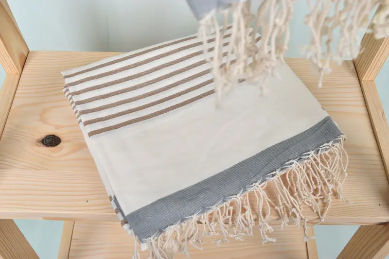 Lightweight towel, 70x40 Cotton Striped Towel, Bachelorette Favors Beach, Bridal Party Gifts, Spa Gift Towel, Turkish hand towel, Turkish Towel USA - 5