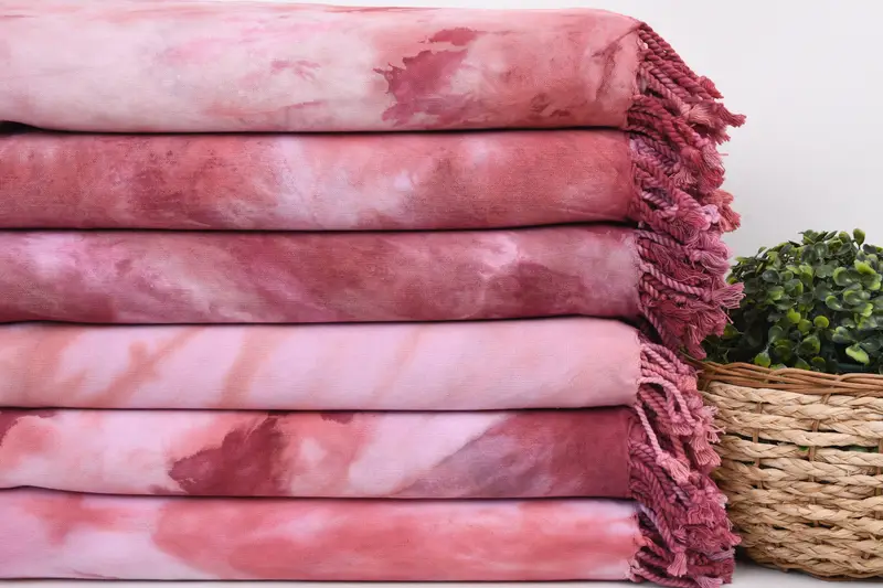 Bathroom Towel, Wedding Gifts Towel, Girls Weekend Getaways Ideas, Cotton towel, 68x36 Cotton Tie Dye Towel, Lightweight Turkish towel, Guest Towel - 2