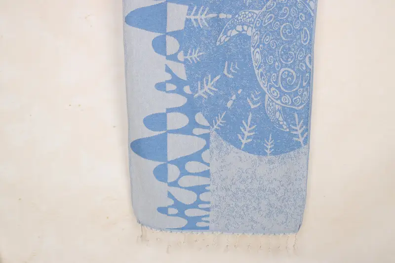 Wedding Favours Petrolblaues Baumwoll-Geschirrtuch, Junggesellenabschied, 18 x 36 Zoll