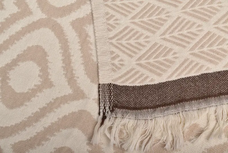 Boho Throw Blankets, Best Friend Gift Ideas, Woven Blanket, Monogram Beach Blanket, Personalized Gifts, Organic Throw, 68x50 Cotton Diamond Towel - 8