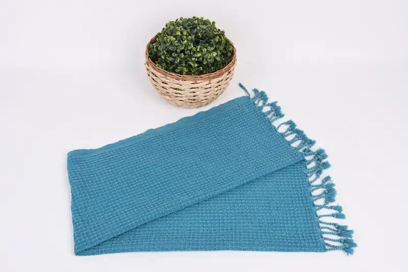 Düğün iyilikleri, kişiselleştirilmiş ev hediyesi düğün, kişiselleştirilmiş hediyeler, 40x20 pamuk waffle havlu, kişiselleştir hediye, küçük banyo havlu, monogram havlu - 4