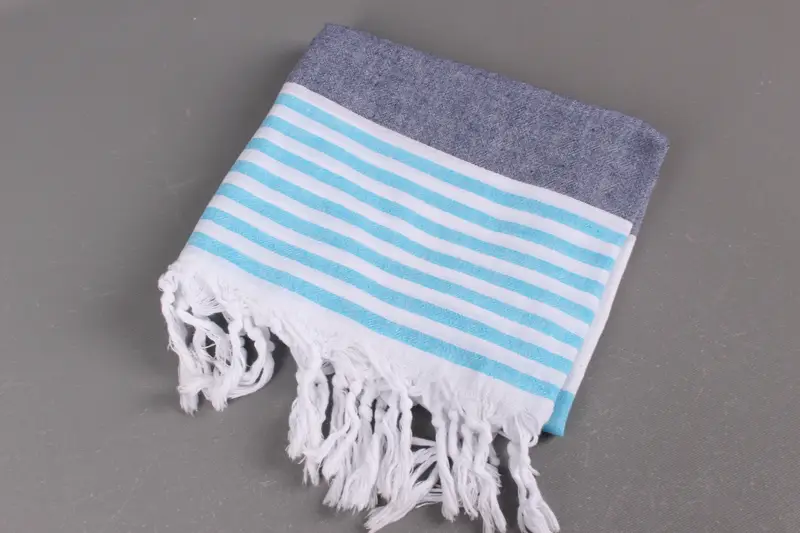 Custom Beach Towel, 68x32 Cotton Striped Towel, Gift For Bride, Gift For The Home Decor, Turkish hand towel, Cute Beach Towel, Bridesmaid Gifts - 6