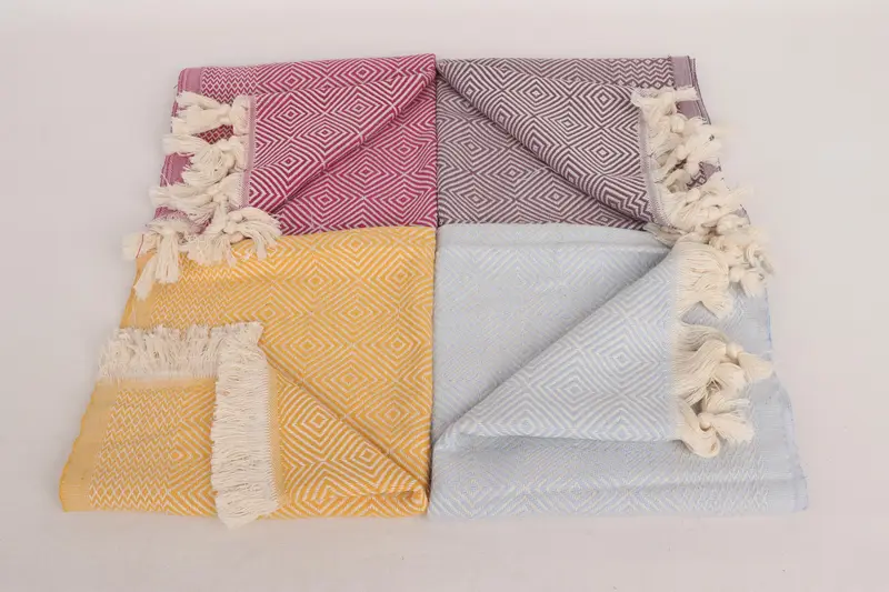 Monogram Kitchen Towel, Personalized Kitchen Towel, Gift For Wedding Day, Personalized Gifts, Wedding Gifts Towel, 36x20 Cotton Diamond Towel - 5