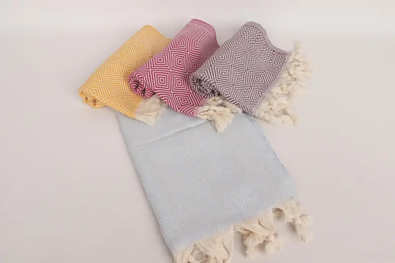Monogram Kitchen Towel, Personalized Kitchen Towel, Gift For Wedding Day, Personalized Gifts, Wedding Gifts Towel, 36x20 Cotton Diamond Towel - 4