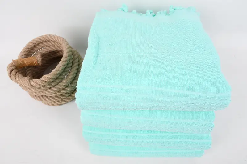 70x36 Cotton Striped Terry Towel, Soft towel, Handmade Gift, Sand-resistant Turkish towel for the beach, Turkish towel, Bridesmaid Favors - 4
