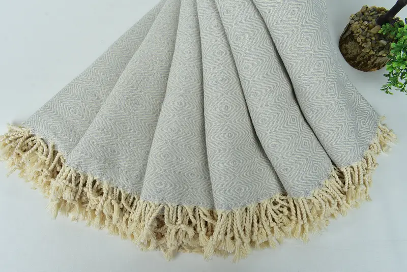 Toalla de diamantes de algodón de algodón 70x40, regalo hecho a mano, regalo para ella, toalla de soltero, regalo conmemorativo, toalla de playa, toalla peshtemal sin arena para la playa - 4