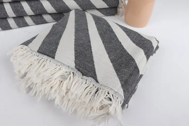 Travel towel, Bachelorette Gifts, Monogram Beach Towel, Extra large Turkish bath towel, Boyfriend Christmas Gift, 70x36 Cotton Sun Design Towel - 6