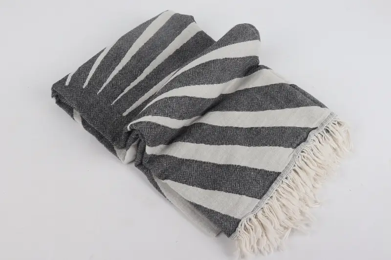 Travel towel, Bachelorette Gifts, Monogram Beach Towel, Extra large Turkish bath towel, Boyfriend Christmas Gift, 70x36 Cotton Sun Design Towel - 7