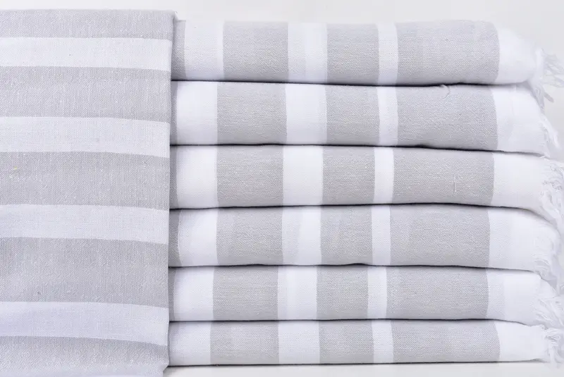 Luxury Beach Towel, Pool Towels, Embroidered Towel, Custom Beach Towels, Beach Towel Gift, Absorbent towel, Bridal Gifts, 64x40 Cotton Striped Towel - 1