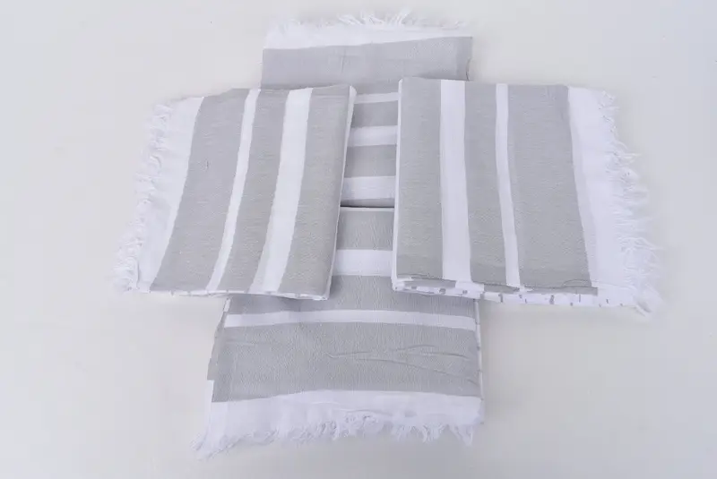 Luxury Beach Towel, Pool Towels, Embroidered Towel, Custom Beach Towels, Beach Towel Gift, Absorbent towel, Bridal Gifts, 64x40 Cotton Striped Towel - 6