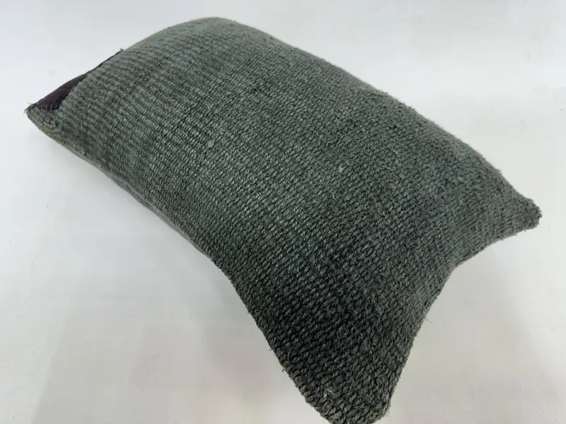 Vintage Pillow, Retro Throw Pillow Cover, Boho Pillow, Cushion Cover, Gift Pillow, Accent Throw Cushion Case, 12x20 Green Pillow Cover - 6