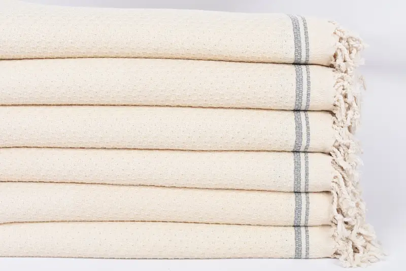 Wedding Towel, Personalized Bridesmaid Gift, Quick-Dry Beach Towel, Gift For Best Friend, Custom Wedding Gift, 68x36 Cotton Striped Towel - 3
