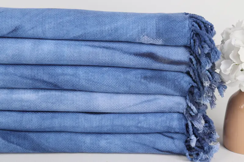 Turkish Towel Set, 68x38 Cotton Tie Dye Towel, Sand-resistant towel, Gift For The Home Decor, Custom Gift, Bridesmaid Proposal Gift, Wedding Gift - 3