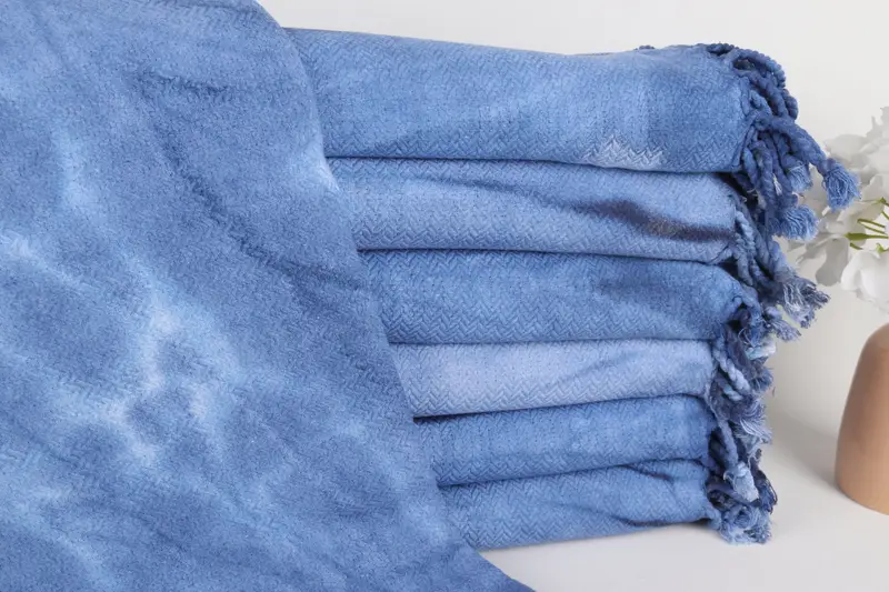 Turkish Towel Set, 68x38 Cotton Tie Dye Towel, Sand-resistant towel, Gift For The Home Decor, Custom Gift, Bridesmaid Proposal Gift, Wedding Gift - 1