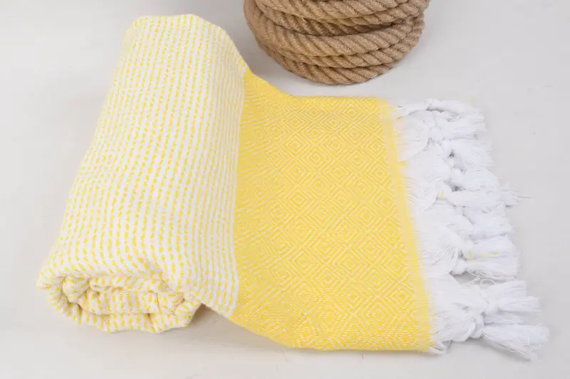 Bath towel, Quick-dry towel, Gift For Her, Quick-dry travel peshtemal towel, Memorial Gift, 70x40 Cotton Diamond Towel, Turkish Bath Towel USA - 6
